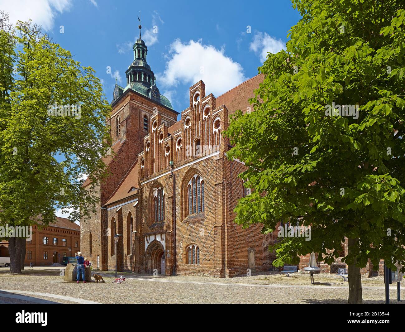 Parish Church of St Marys,Wittstock,Brandenburg,Germany Stock Photo