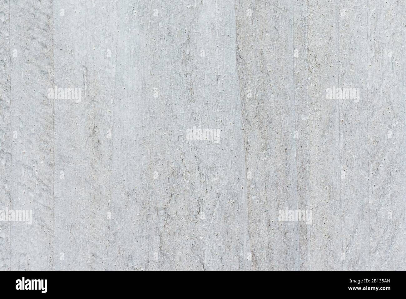White and grey washed scaffolding plank as background Stock Photo