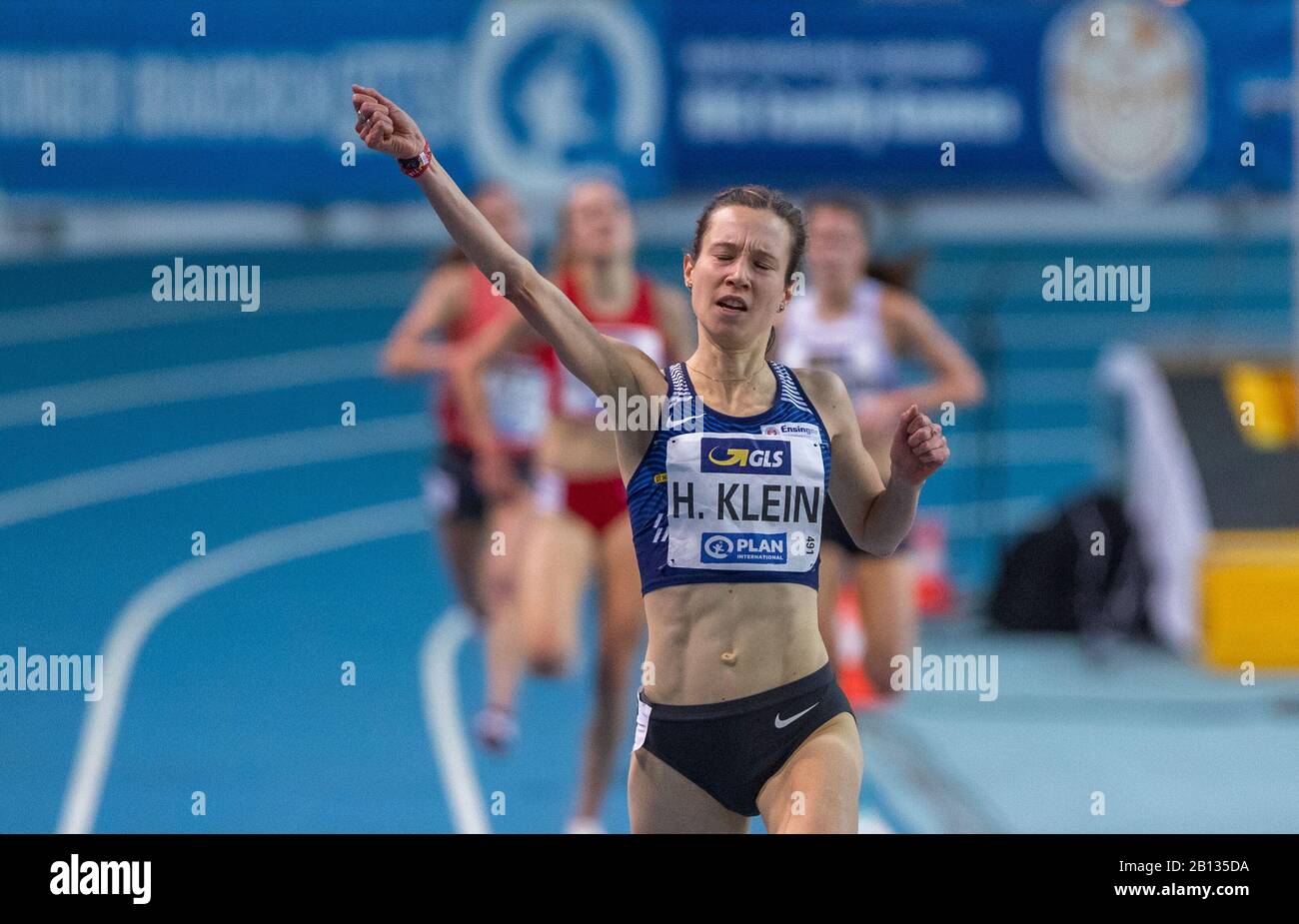 Leipzig, Germany. 22nd Feb, 2020. Athletics/hall: German championship ...