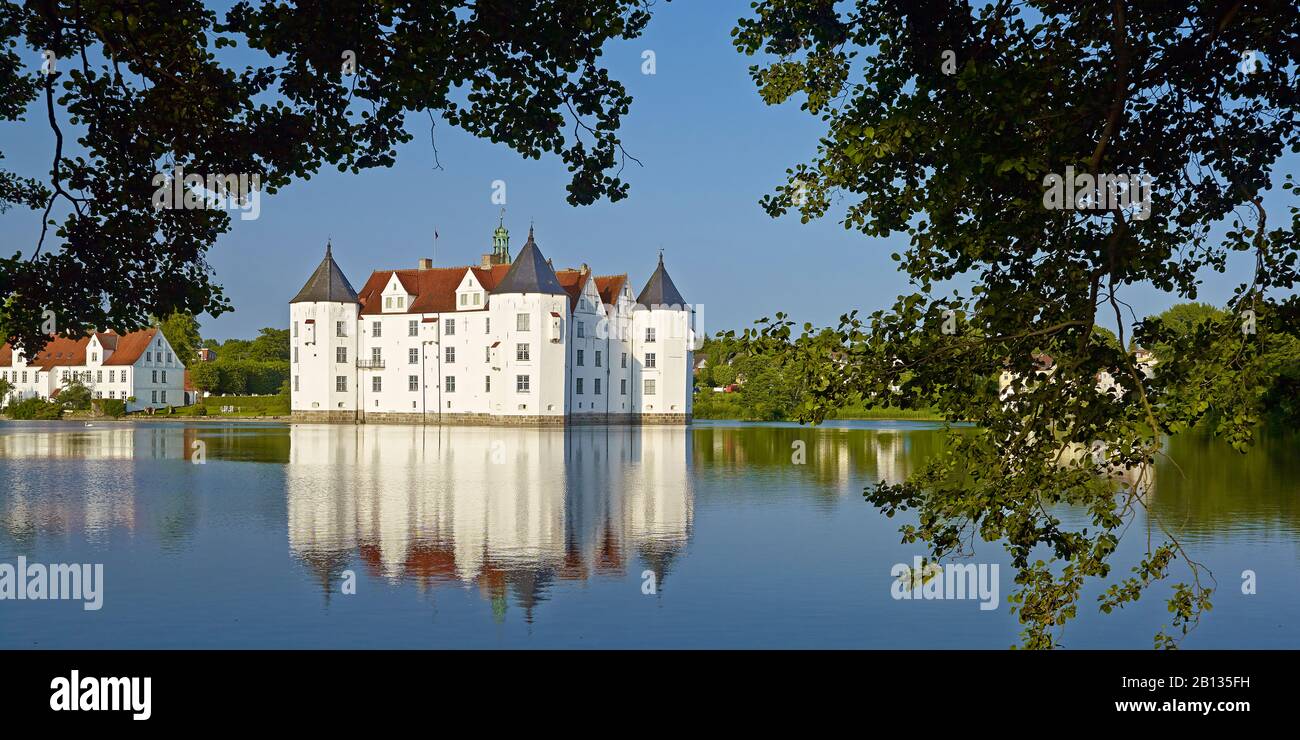 Wasserschloss Glücksburg,Schleswig-Flensburg,Schleswig-Holstein,Germany Stock Photo