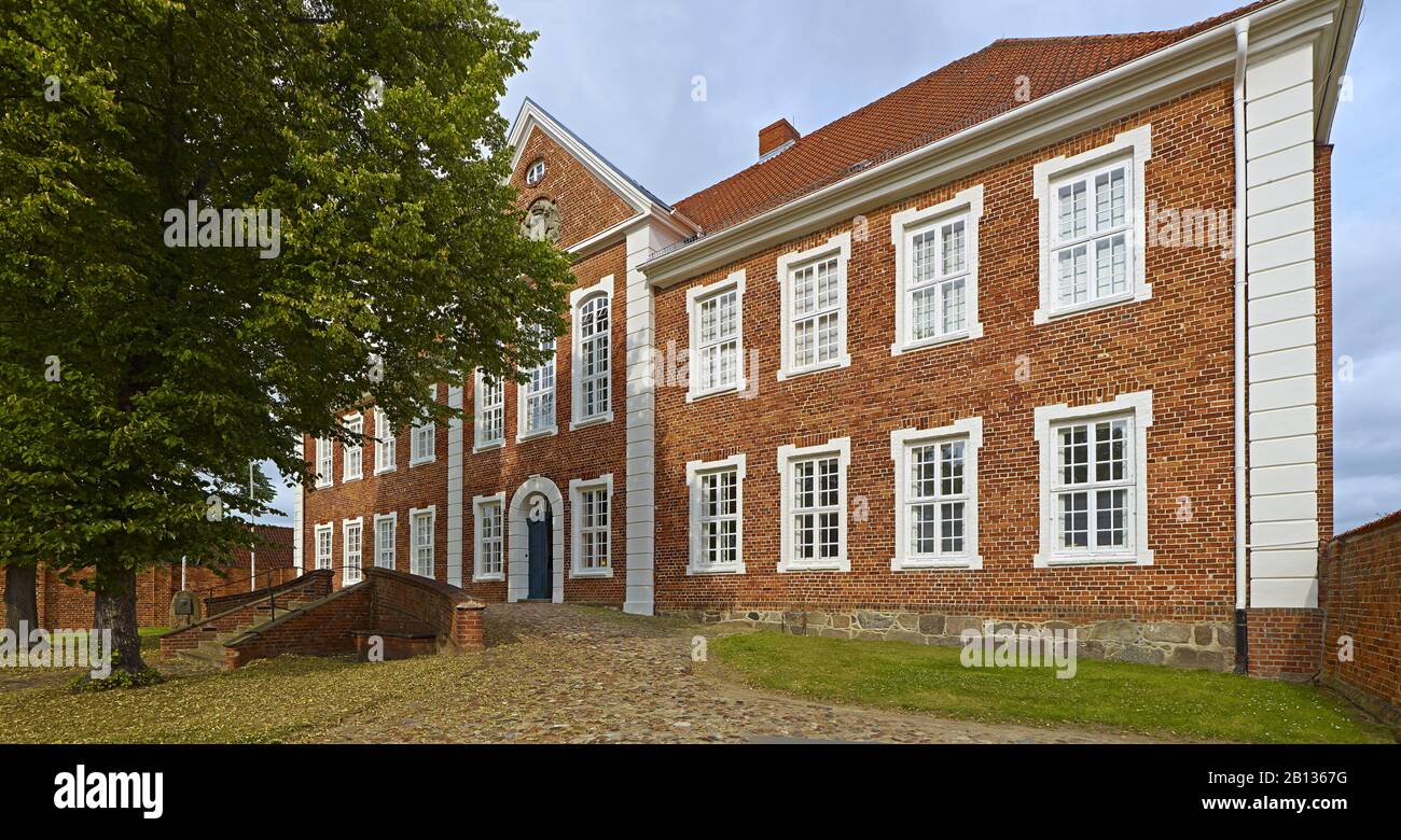 Mansion of the summer residence in Ratzeburg,district Duchy of Lauenburg,Schleswig-Holstein,Germany Stock Photo
