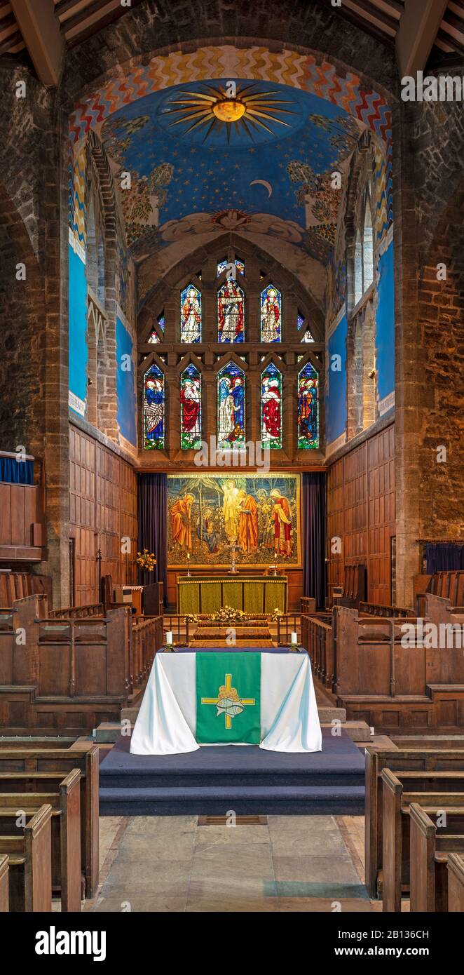 Internal view of St Andrew's Church, Sunderland, Tyne and Wear, England, United Kingdom Stock