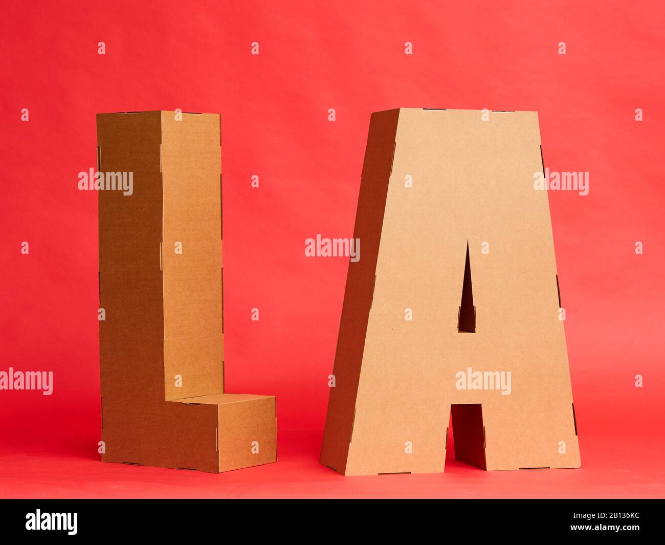 Large Recycled Cardboard Letters 