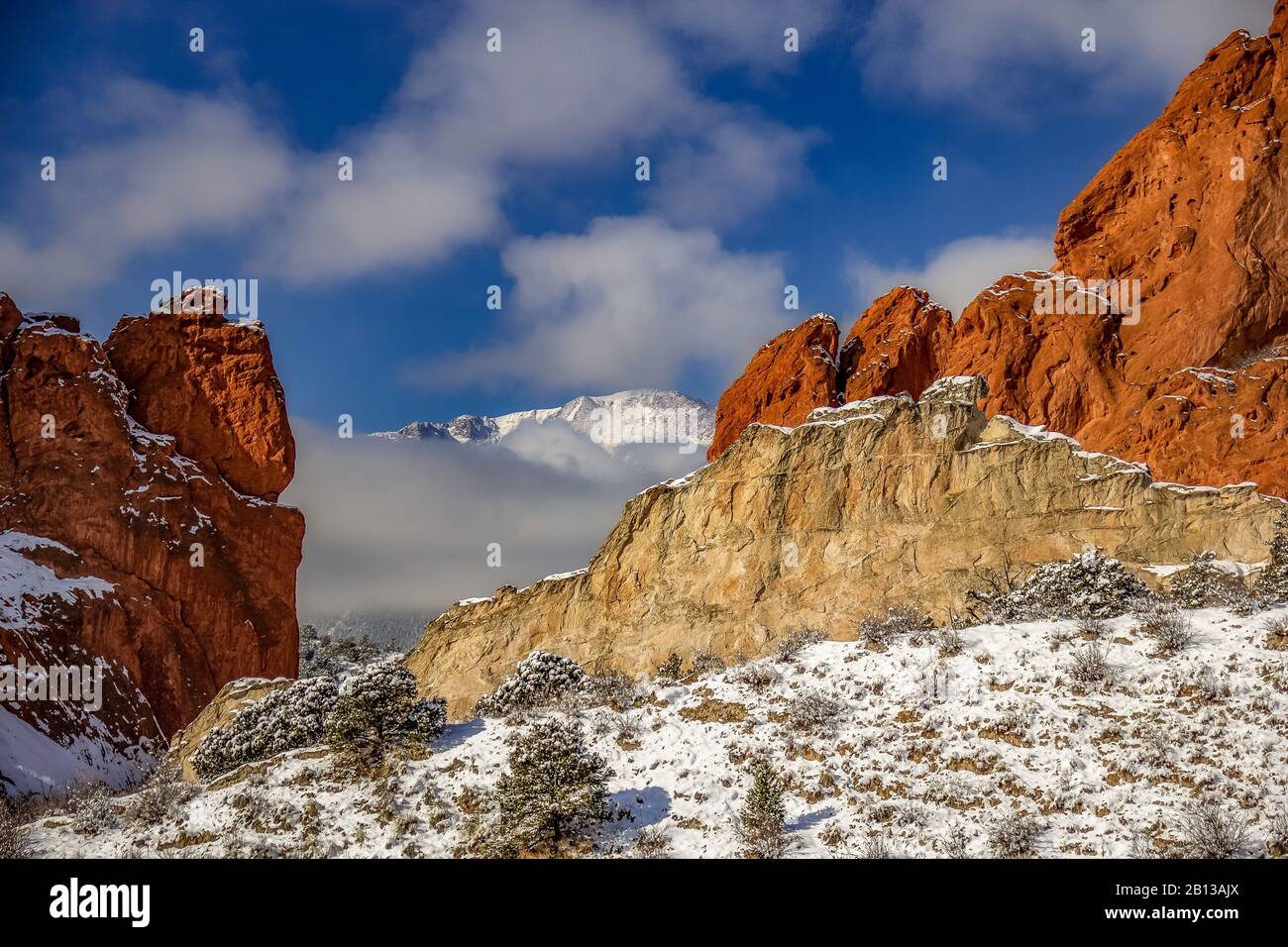 Garden of the Gods Colorado Stock Photo Alamy