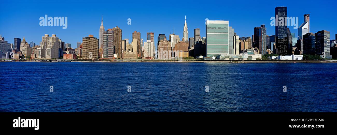 New York City skyline,USA Stock Photo