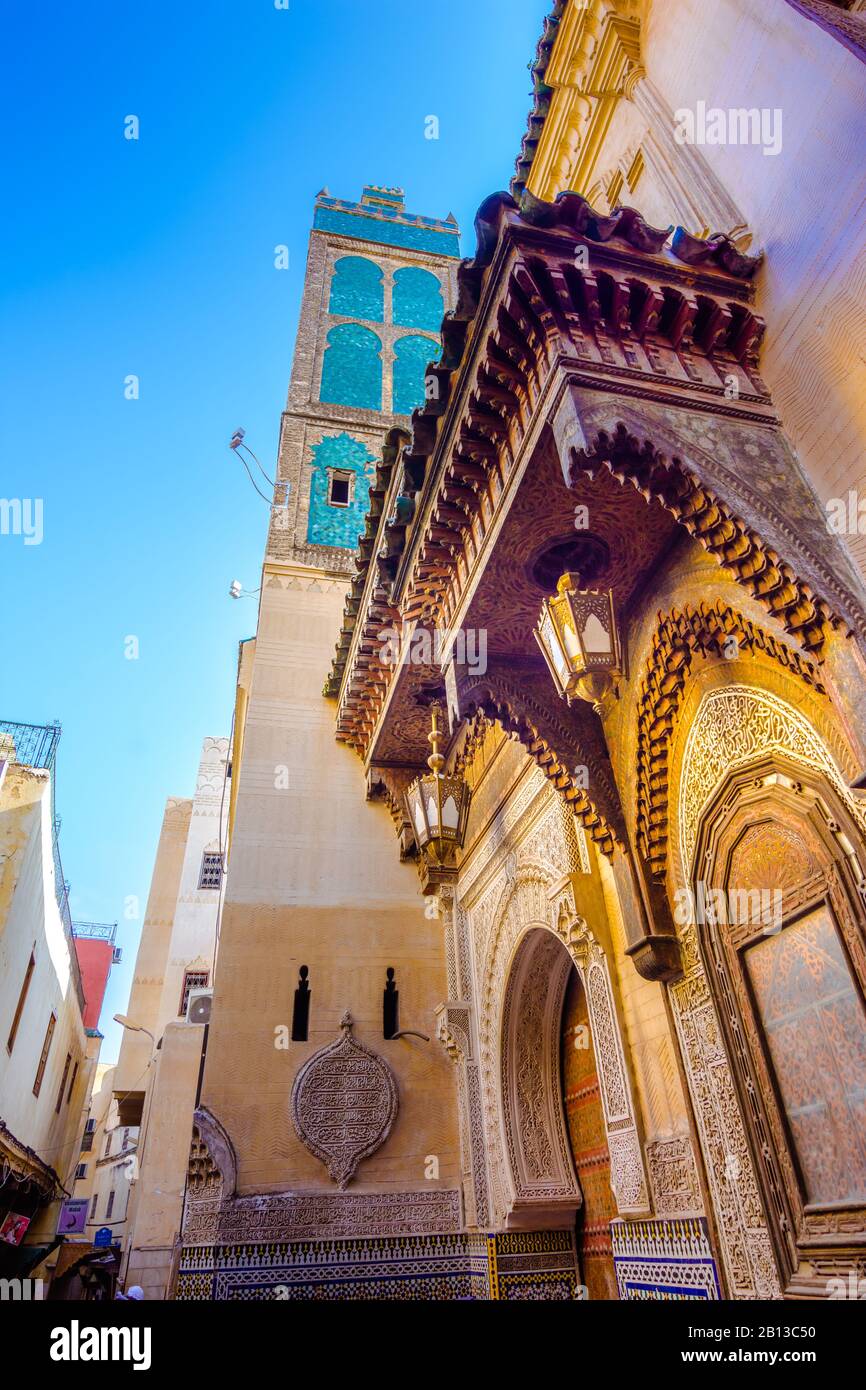 al-attarine-madrasa-in-fes-morocco-old-traditional-koran-school