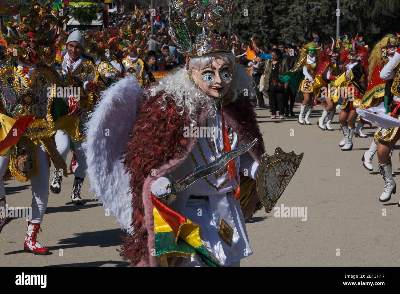 Madrid, Spain. 22nd Feb, 2020. during Carnaval Parade in Madrid on Saturday, 22 February 2020. Credit: CORDON PRESS/Alamy Live News Stock Photo