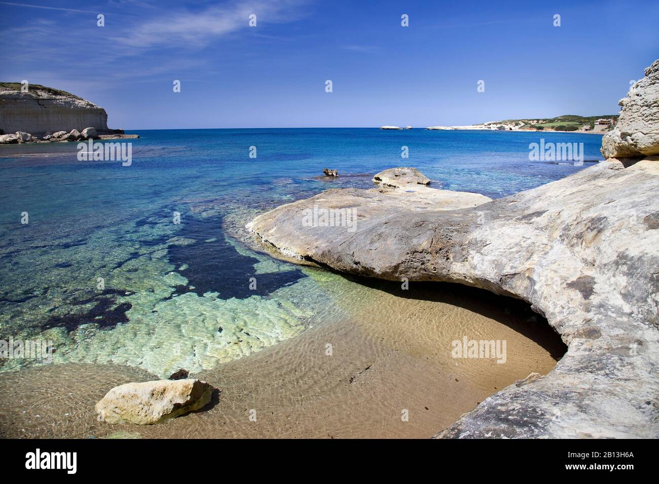 West coast of Sardinia. Italy Stock Photo