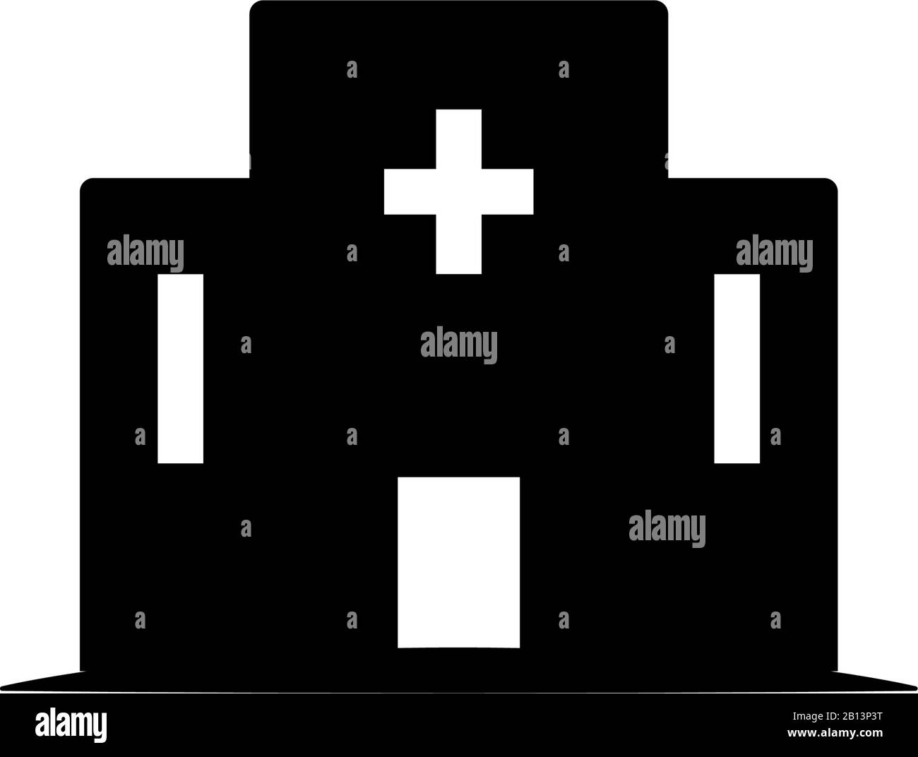 hospital icon design template Stock Vector Image & Art - Alamy