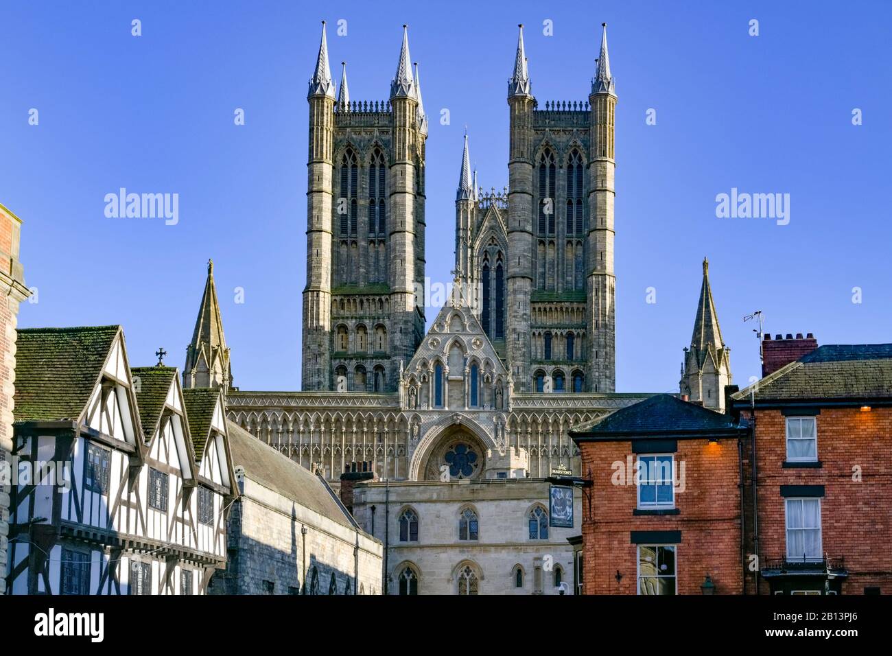 Lincoln Cathedral, Lincoln, Lincolnshire, England, UK Stock Photo Alamy