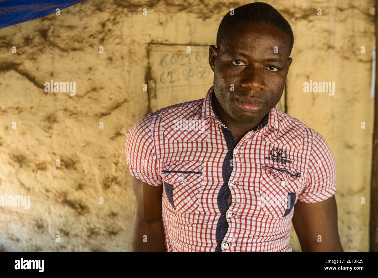 Portraits of Guineans,Guinea Stock Photo