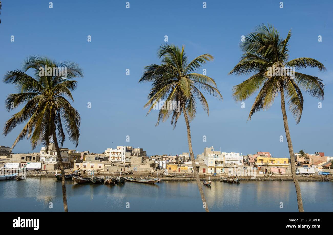 Inland rivers of St,Louis,Senegal Stock Photo