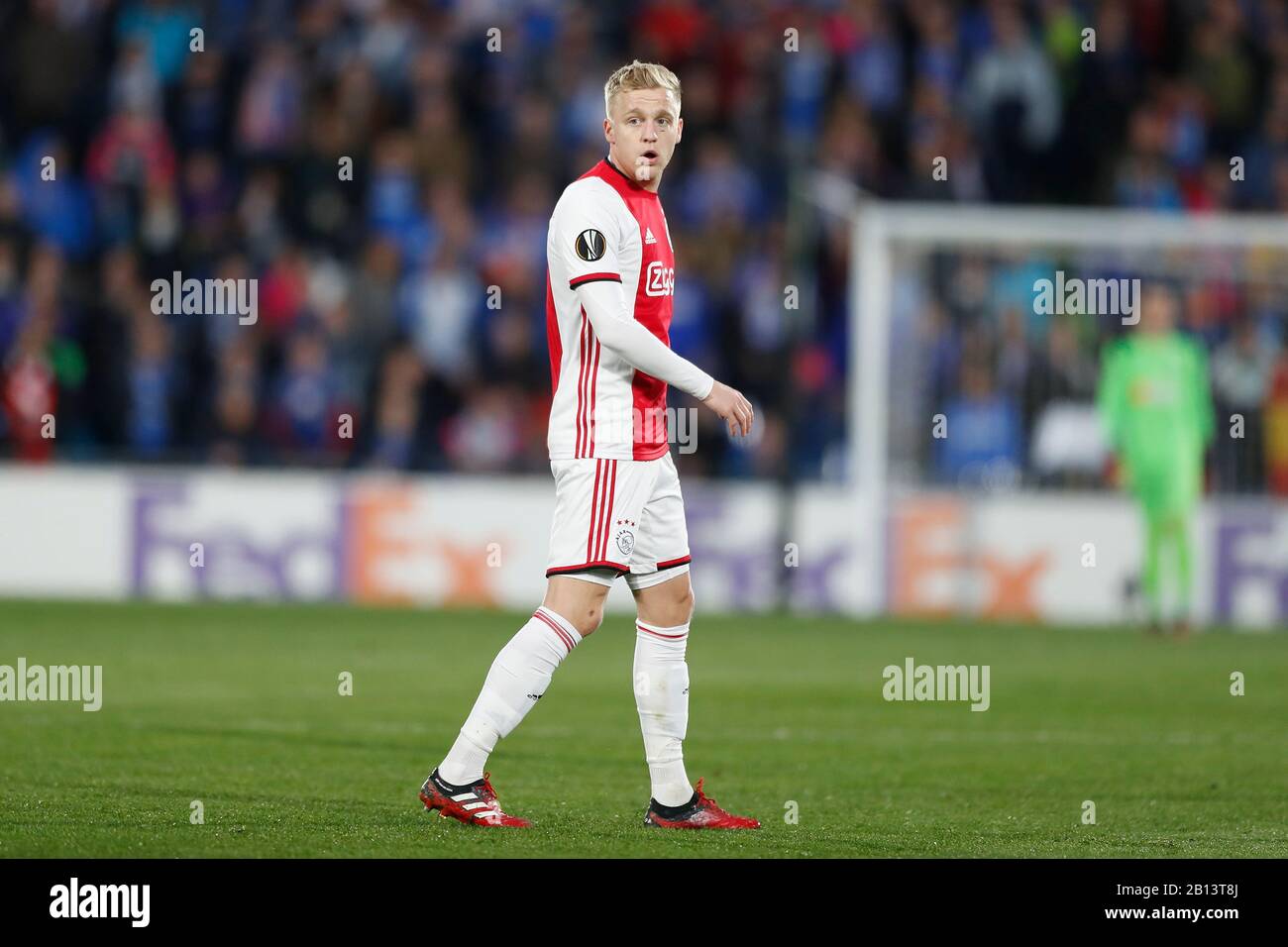 Donny Van De Beek Ajax February 20 2020 Football Soccer Uefa Europa League Round Of 32 1st Leg Match Between Getafe Cf 2 0 Afc Ajax At The Coliseum Alfonso