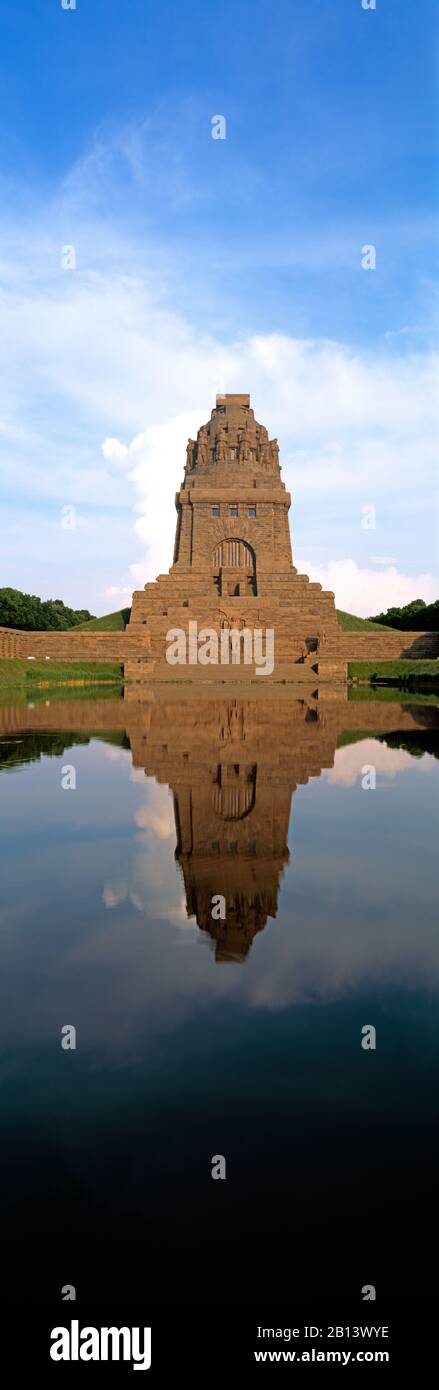 Monument to the Battle of Nations,Leipzig,Saxony,Germany Stock Photo