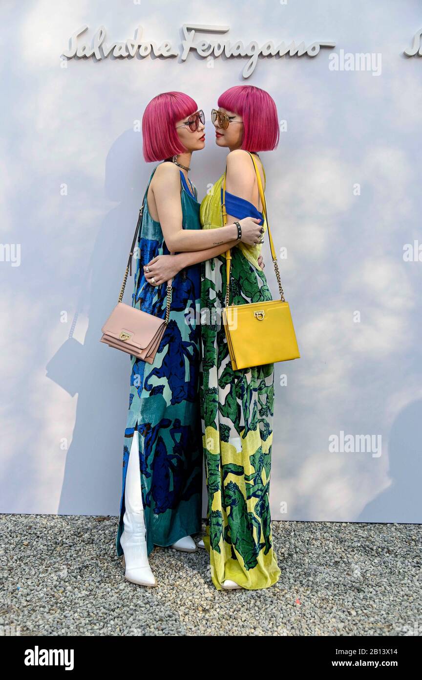 Milan, Italy. 22nd Feb, 2020. Milan, Milan Fashion Week, Women Fall Winter 2020. Milan, Women's