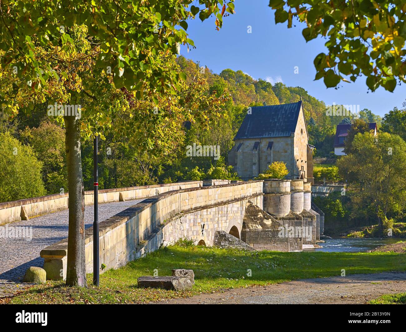 Creuzburg bridge hi-res stock photography and images - Alamy