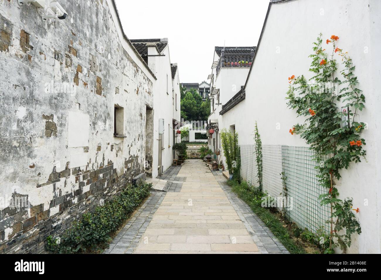 Changzhou Qingguo Lane, Jiangsu, China, was built in the Ming Dynasty ...