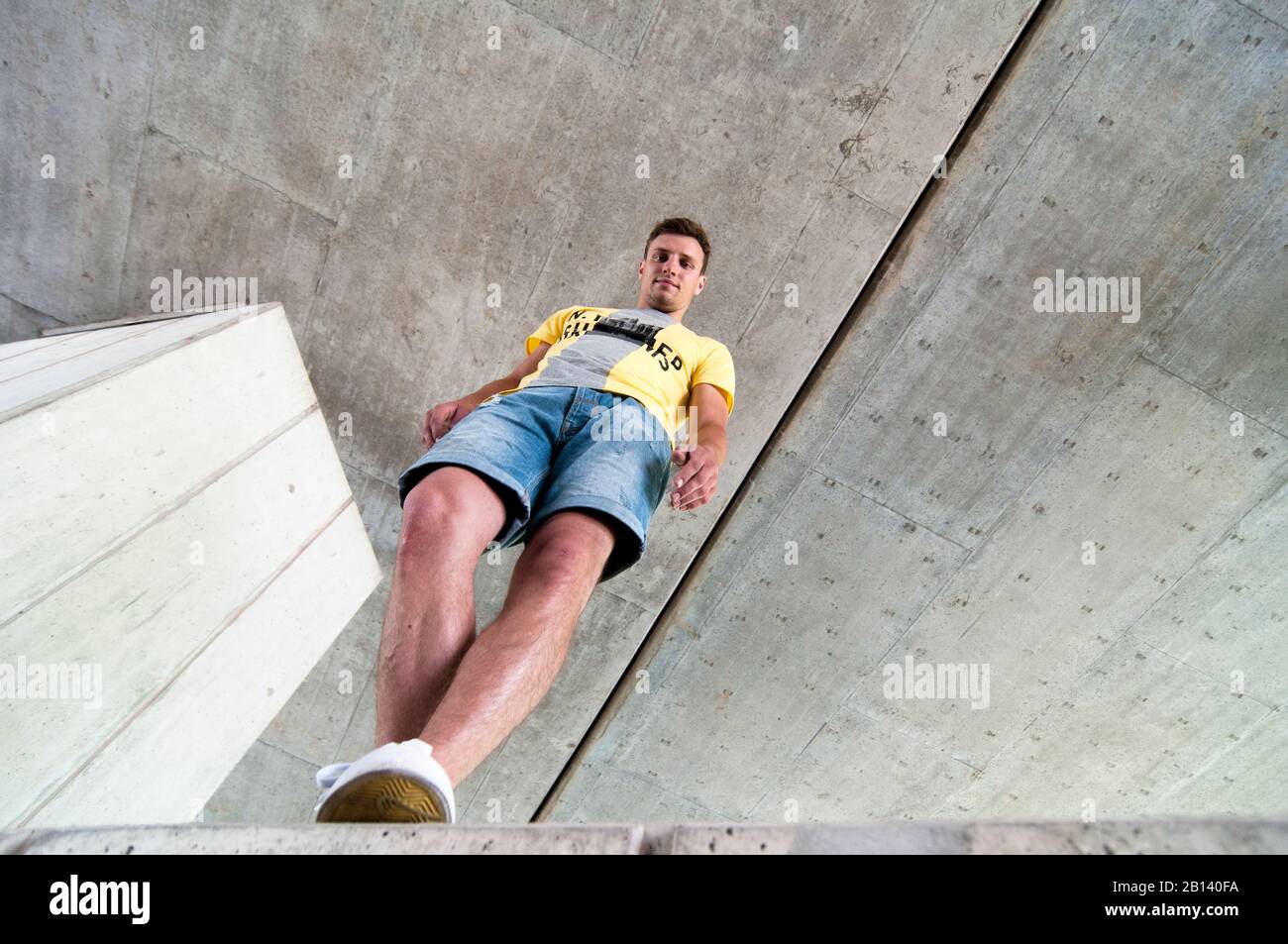 Young man in casual clothes Stock Photo