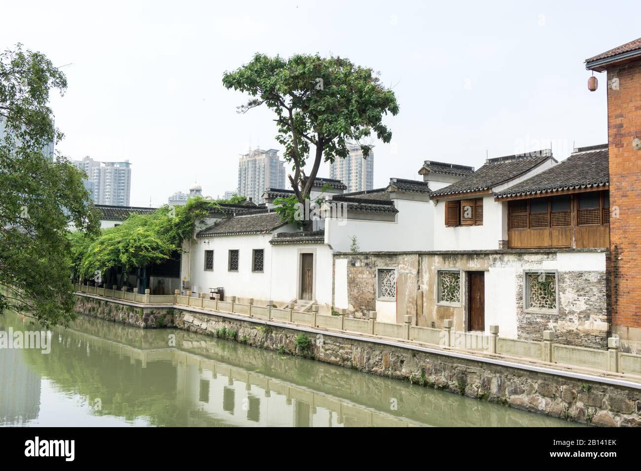 Changzhou Qingguo Lane, Jiangsu, China, was built in the Ming Dynasty ...
