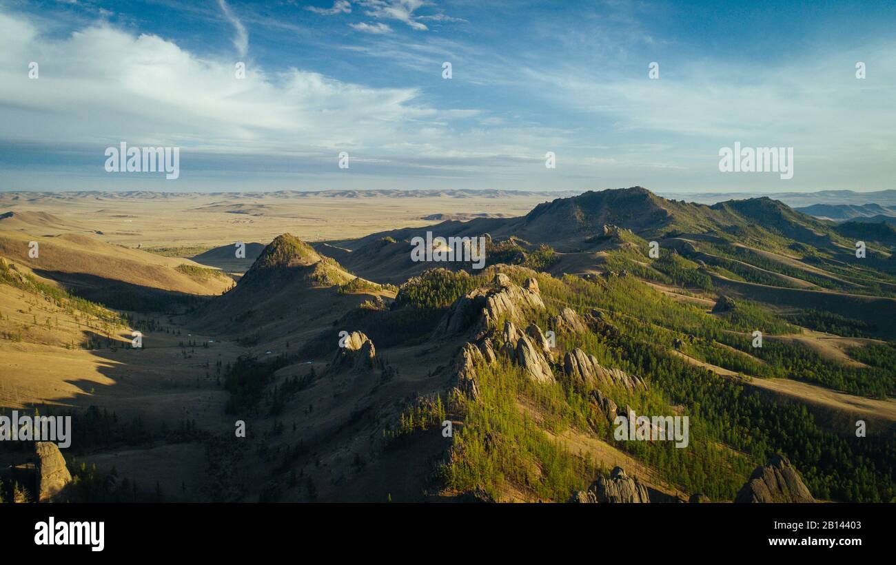 Mongolian Switzerland, Gobi Desert, Mongolia Stock Photo