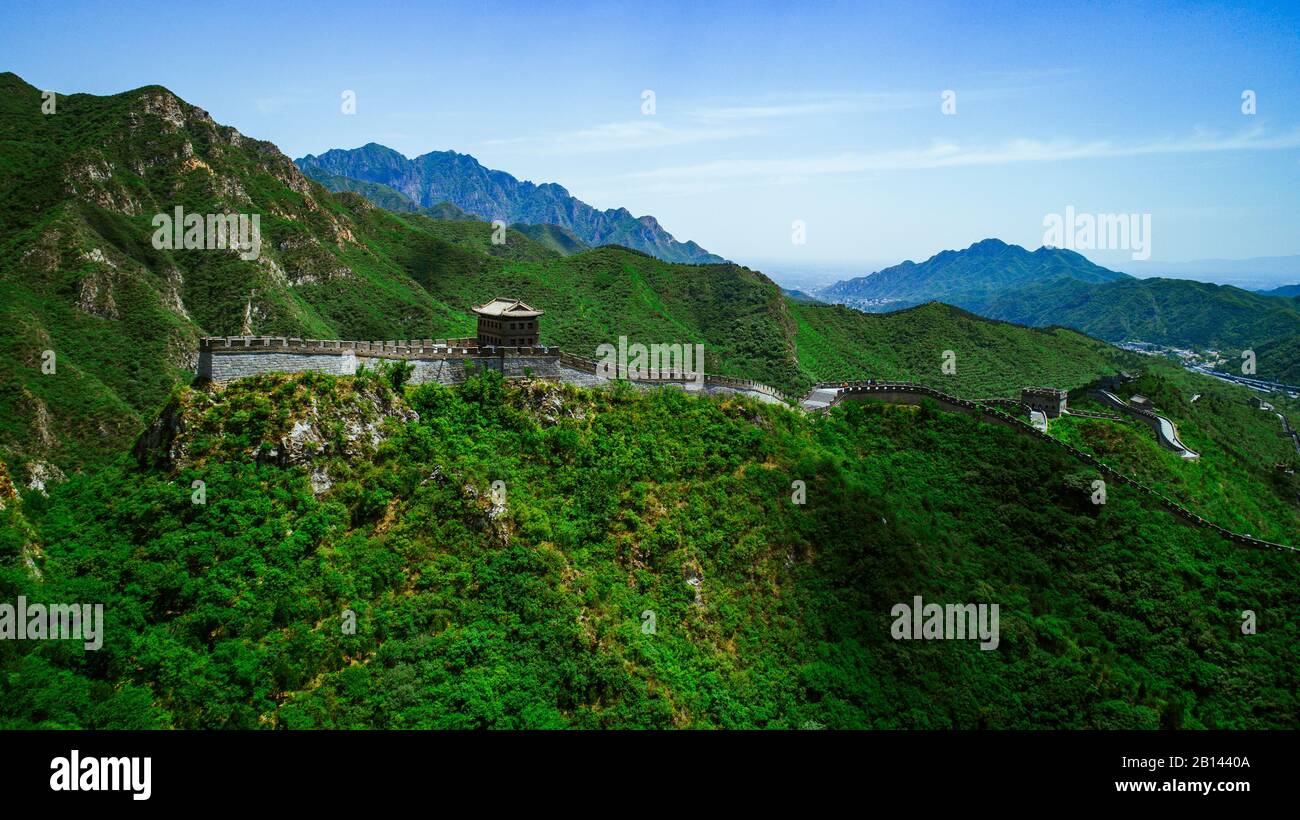 Great wall of china aerial hi-res stock photography and images - Alamy