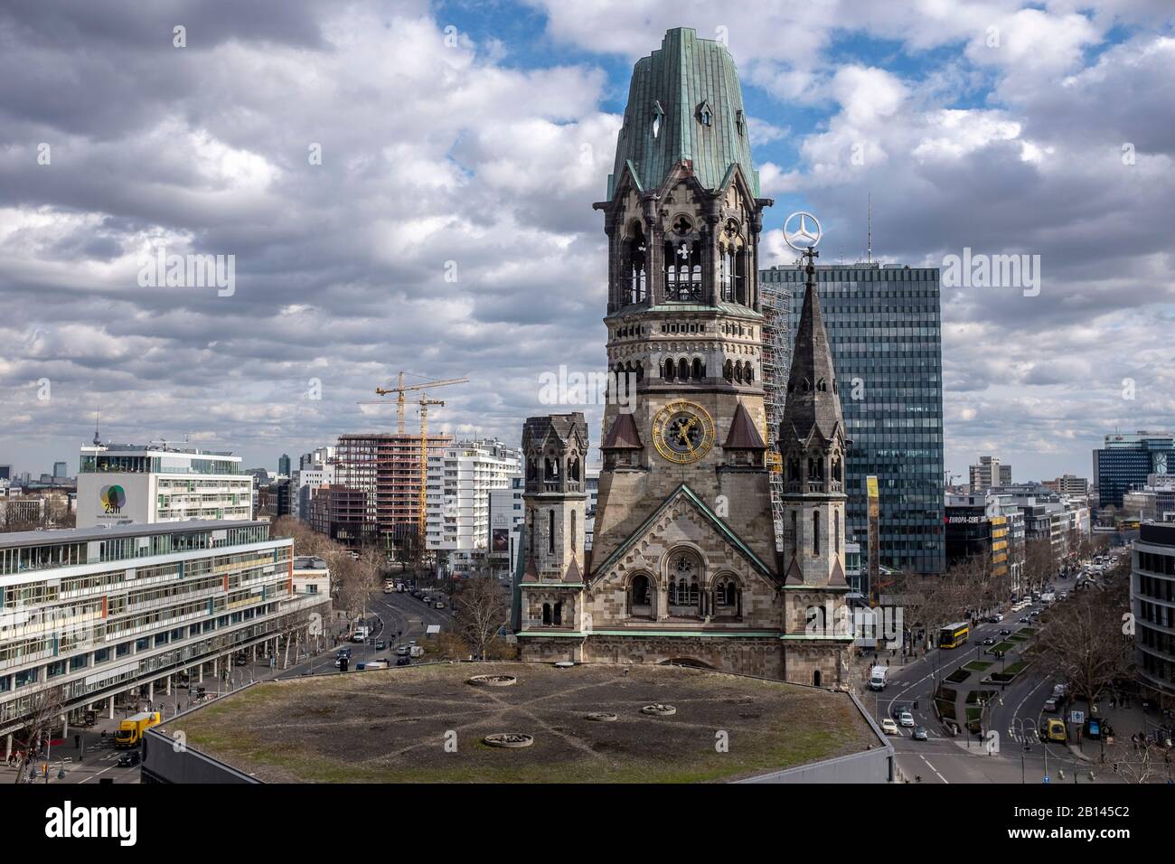 Kaiser Wilhelm Memorial Church Bikini House On The Left Europa Center 