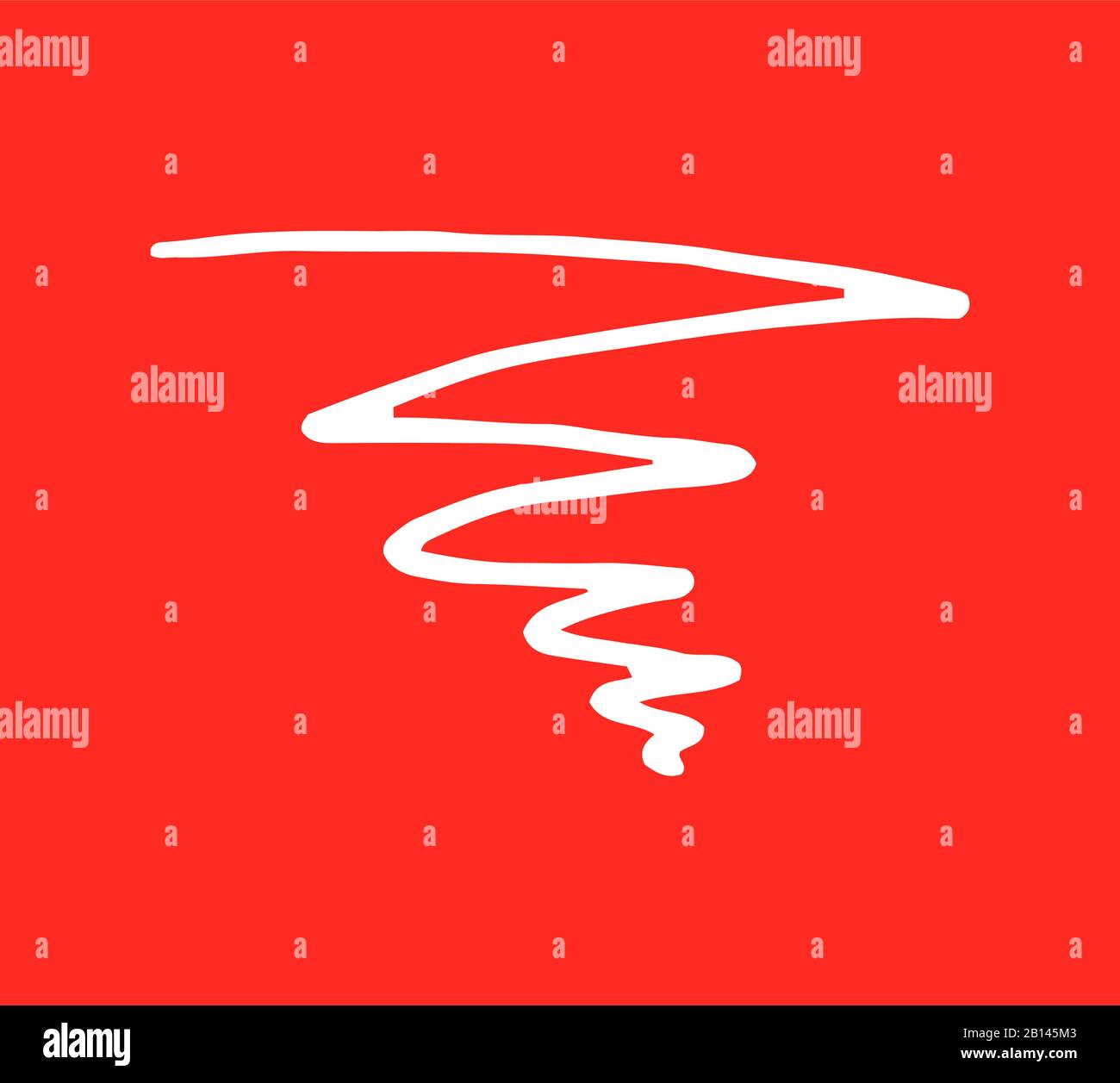 This is a illustration of Variation of handwritten anger mark Stock ...