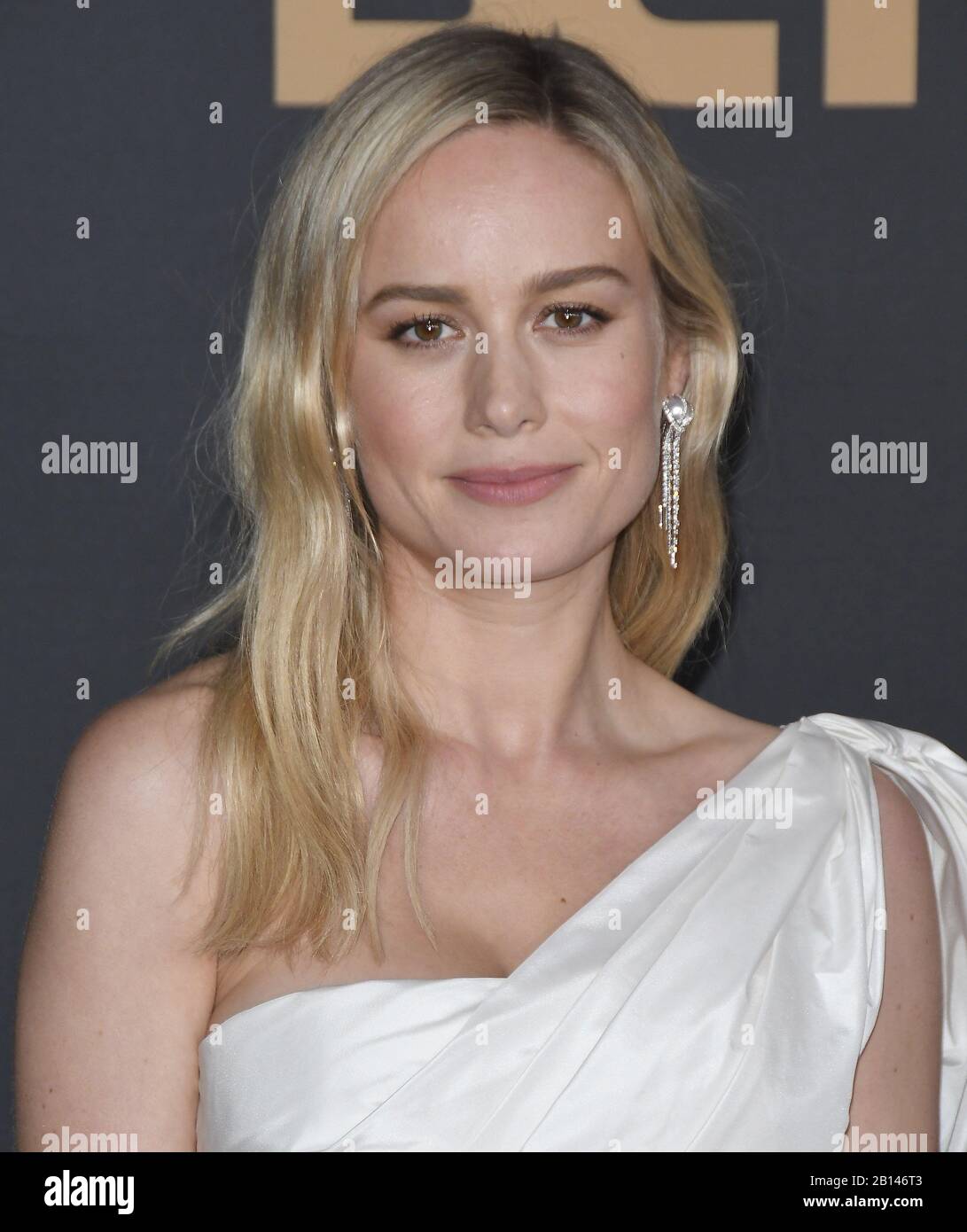 Brie Larson arrives at the 51st NAACP Image Awards held at the Pasadena Civic Auditorium in Pasadena, CA on Saturday, ?February 22, 2020.  (Photo By Sthanlee B. Mirador/Sipa USA) Stock Photo