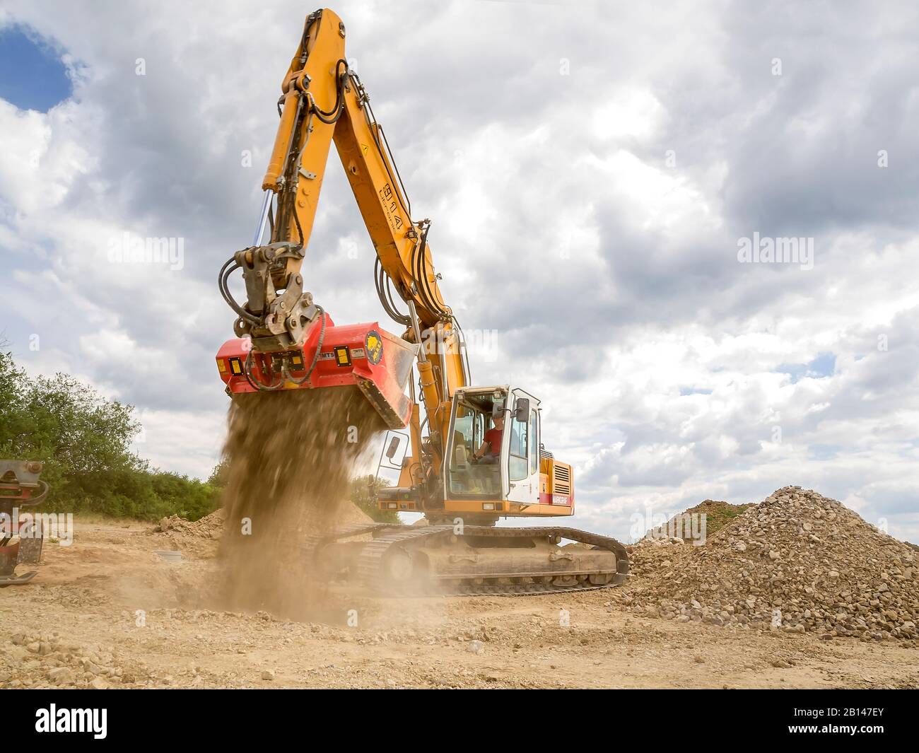 excavator Stock Photo