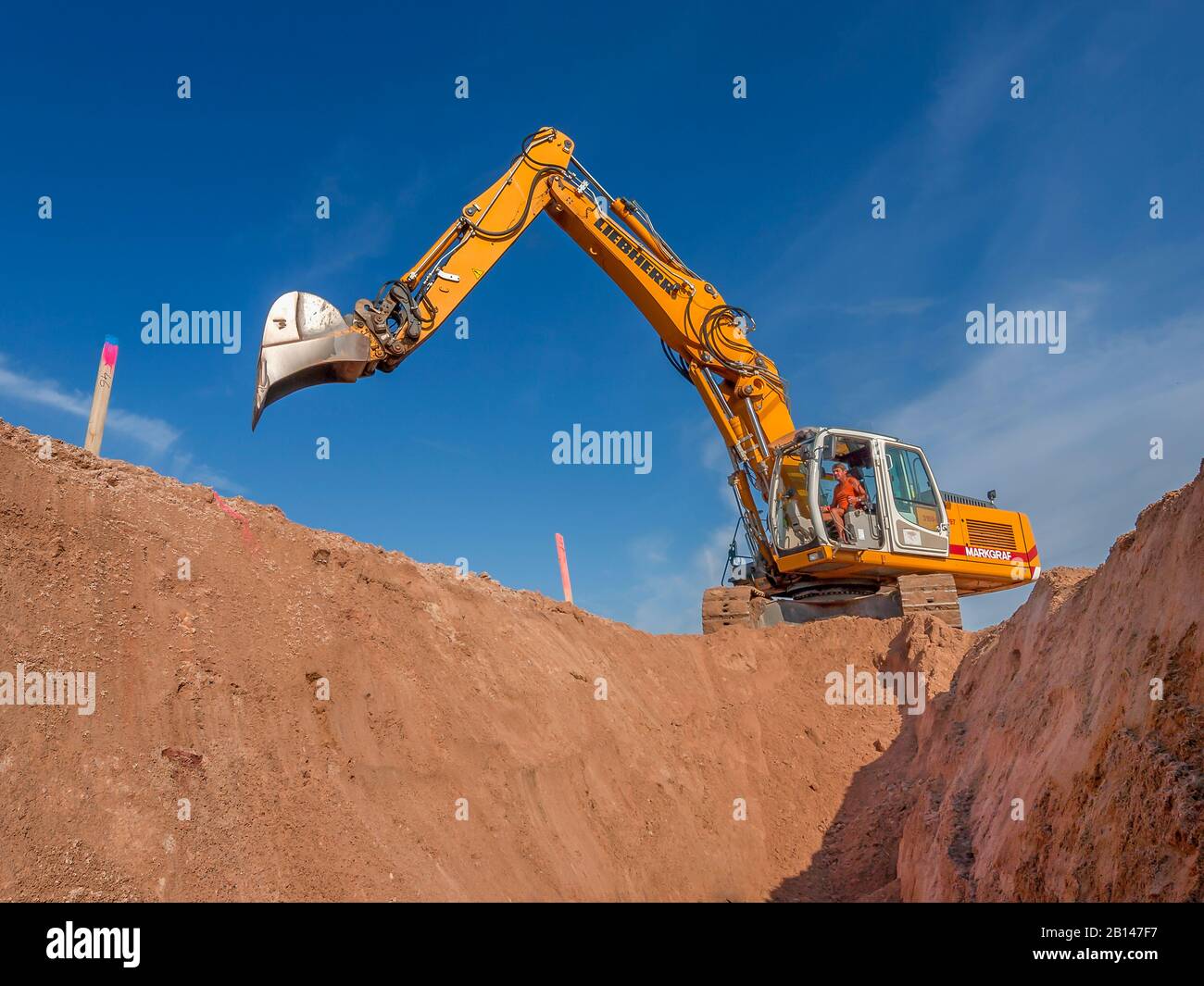 excavator Stock Photo