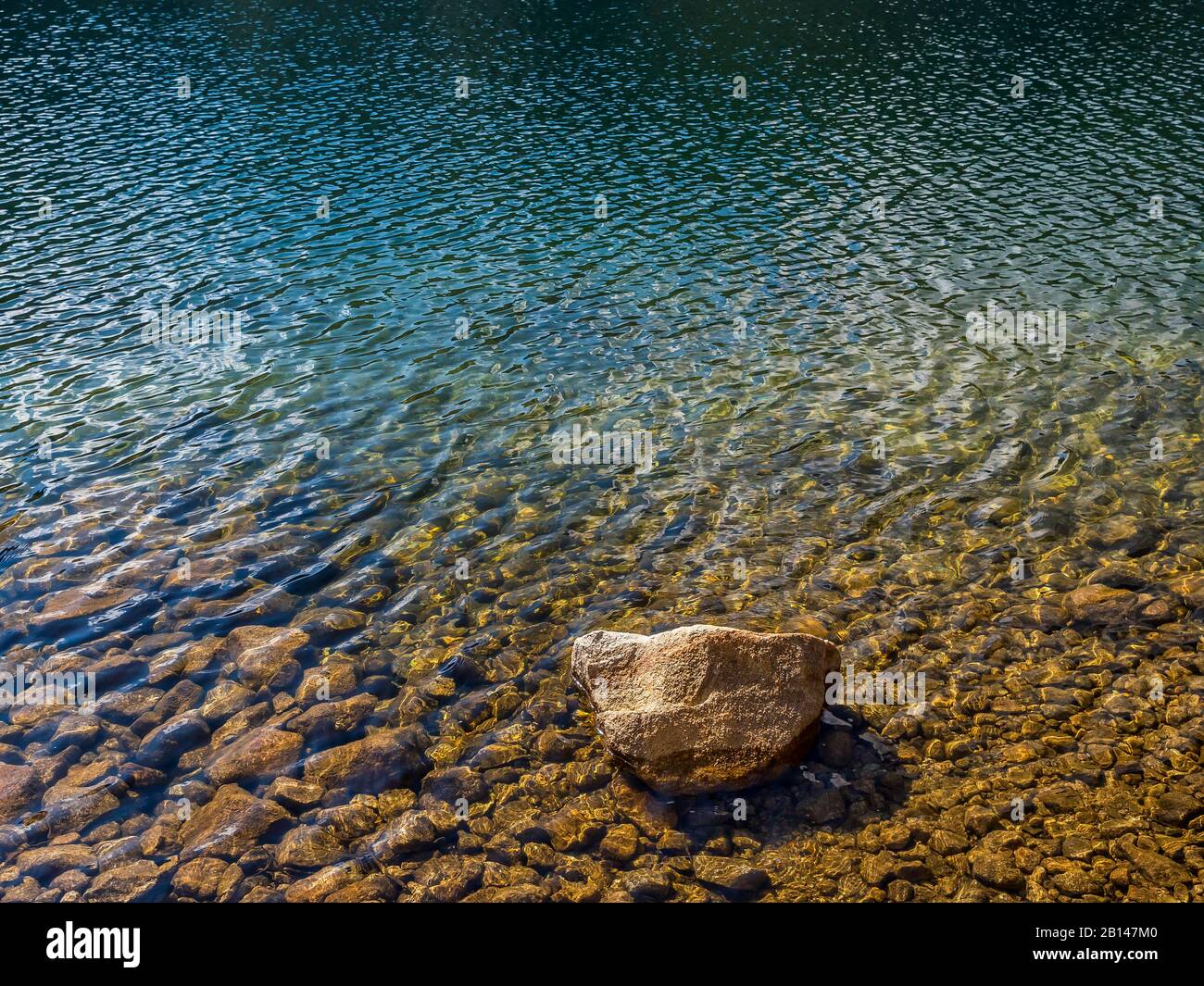 Shore, water, rocks Stock Photo