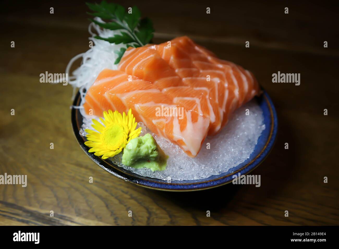 raw salmon, salmon or salmon sashimi Stock Photo - Alamy