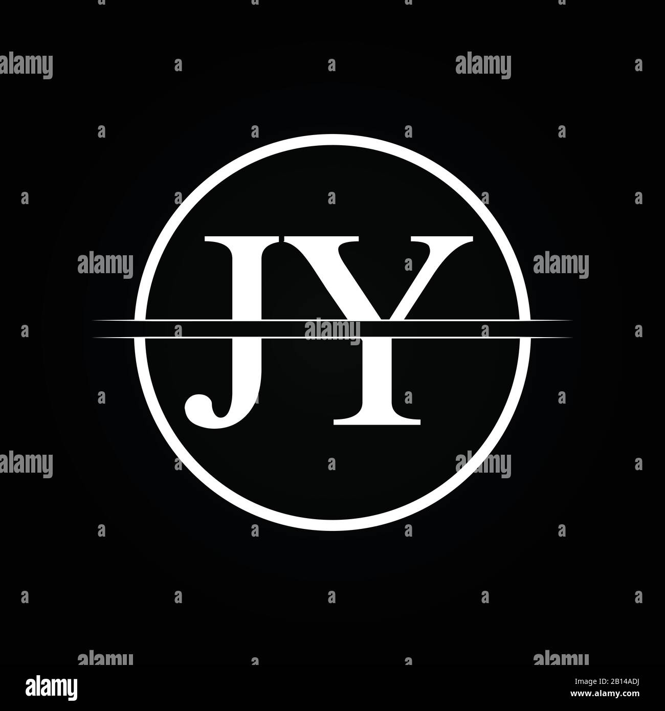 JY letter Type Logo Design vector Template. Abstract Letter JY logo