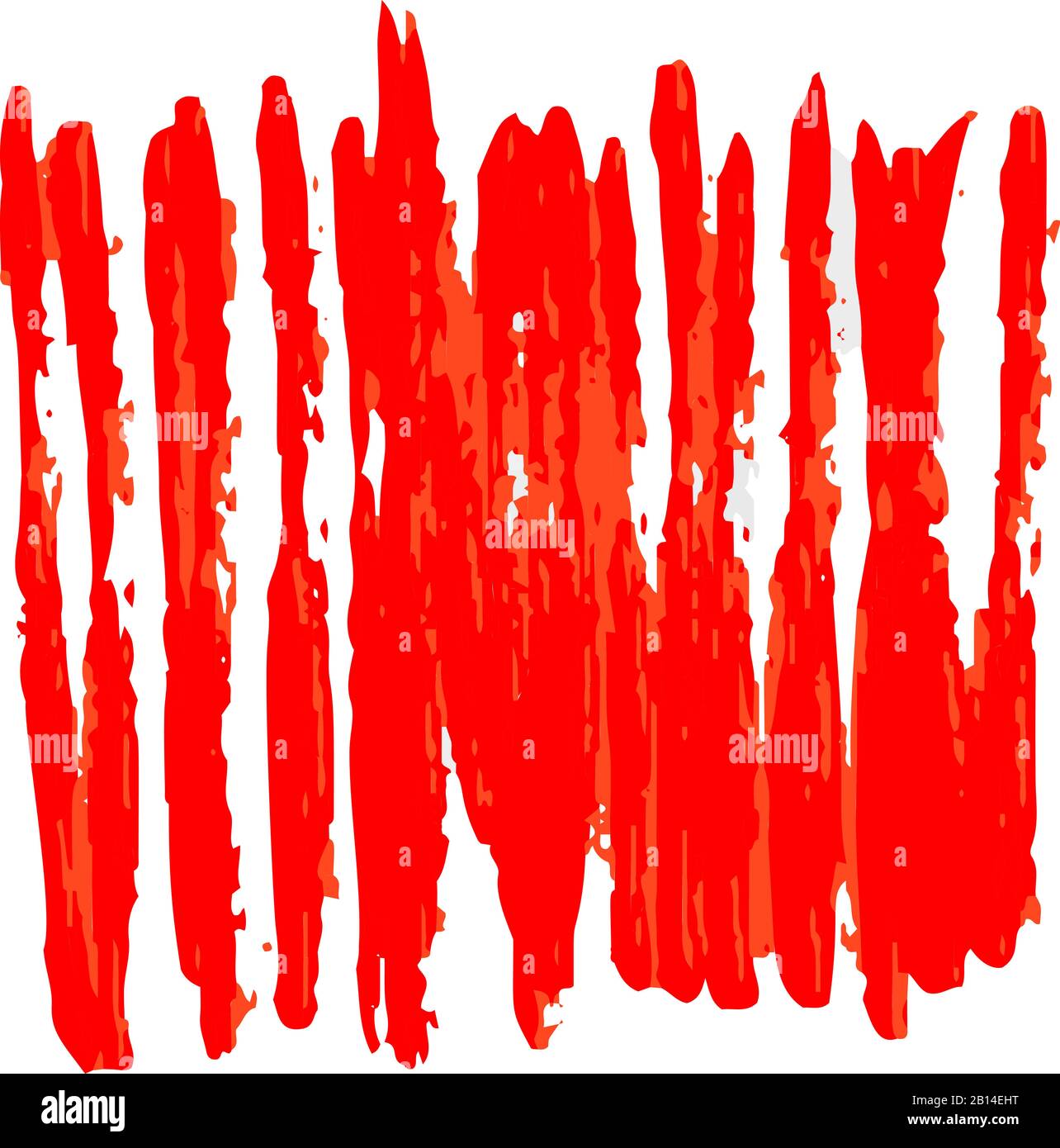 This is a illustration of Variation of handwritten vertical brush line