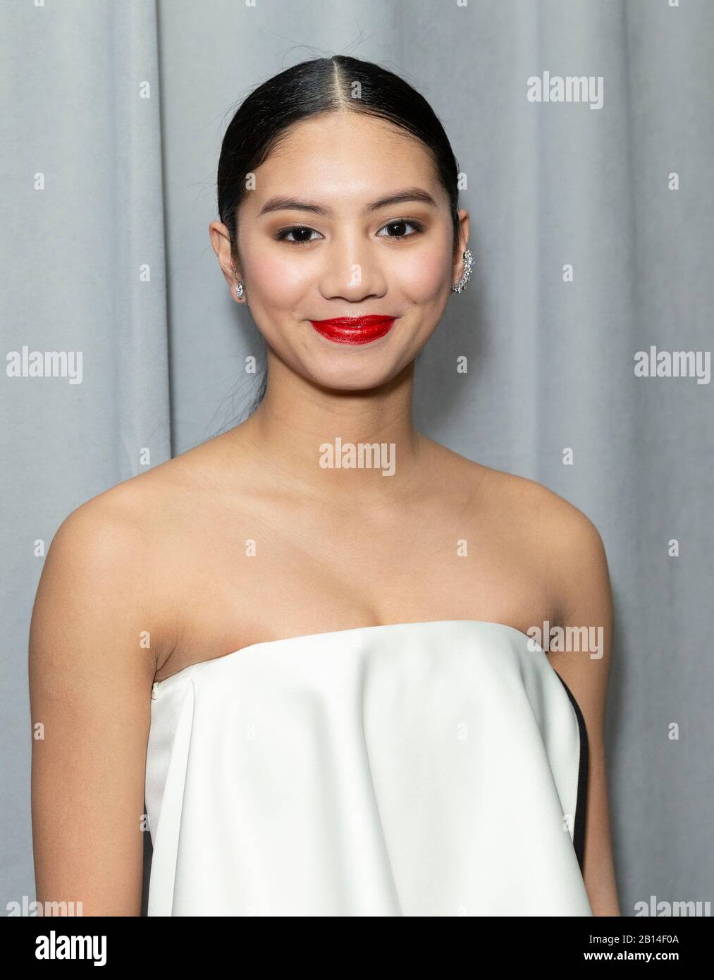 New York, NY February 20, 2020 Michaela Marfori attends the "West