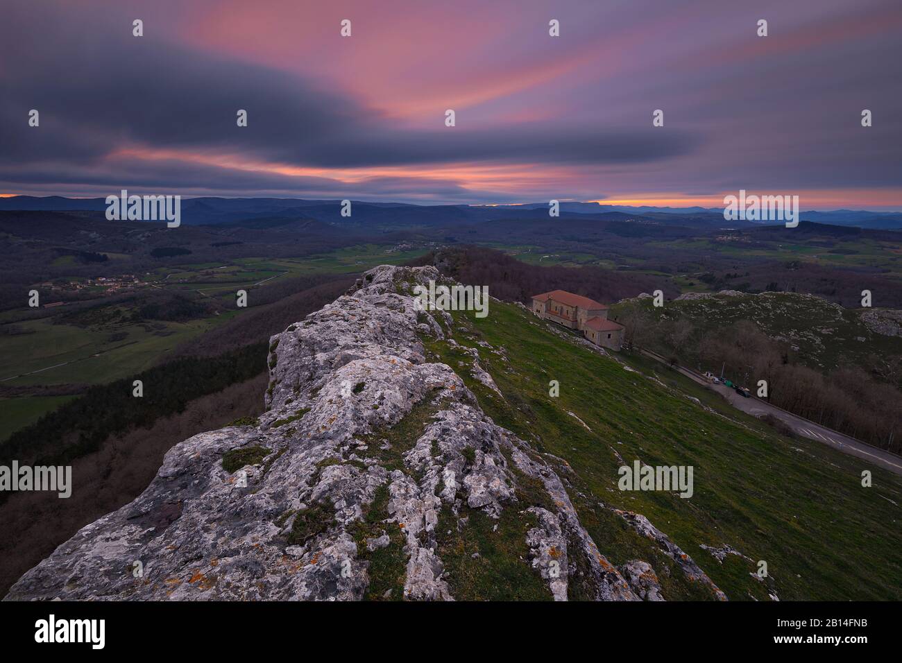Virgen de oro sanctuary in Alava, Spain Stock Photo Alamy