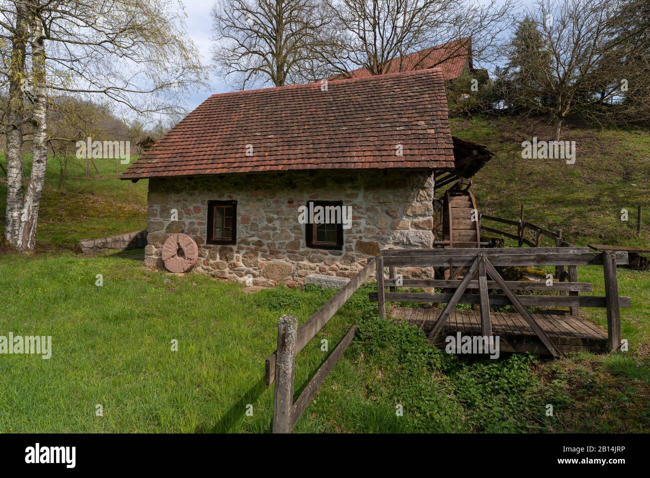 Old watermill in the Black Forest, Baden-Württemberg, Germany Stock Photo