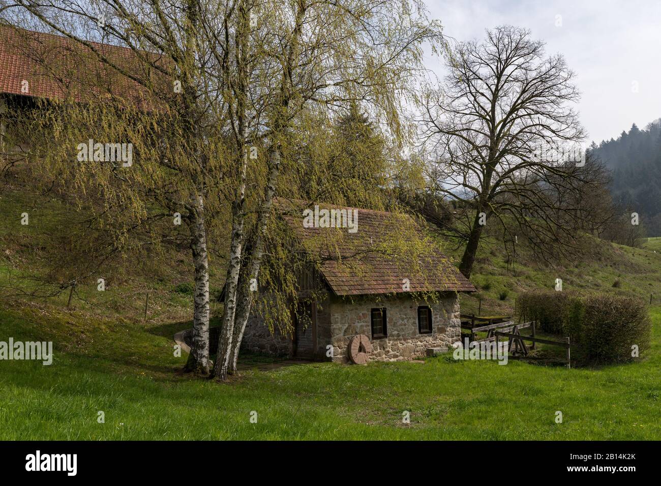 Old watermill in the Black Forest, Baden-Württemberg, Germany Stock Photo