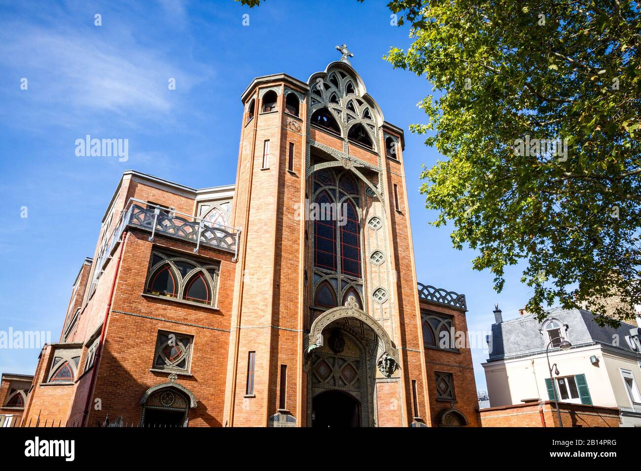 Saint-Jean de Montmartre church in Paris, France Stock Photo - Alamy