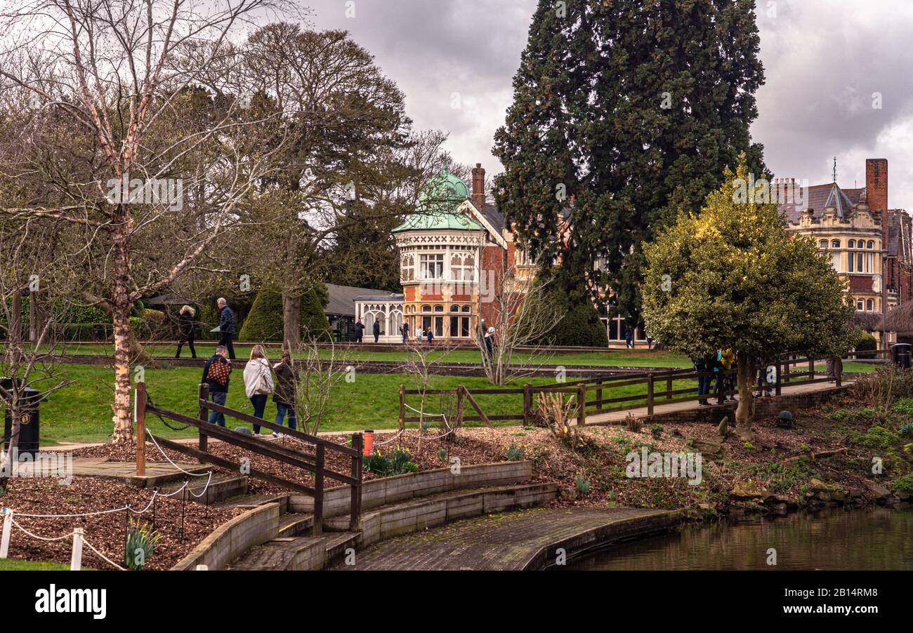 Bletchley Park Mansion And Lake Wartime Home Of The