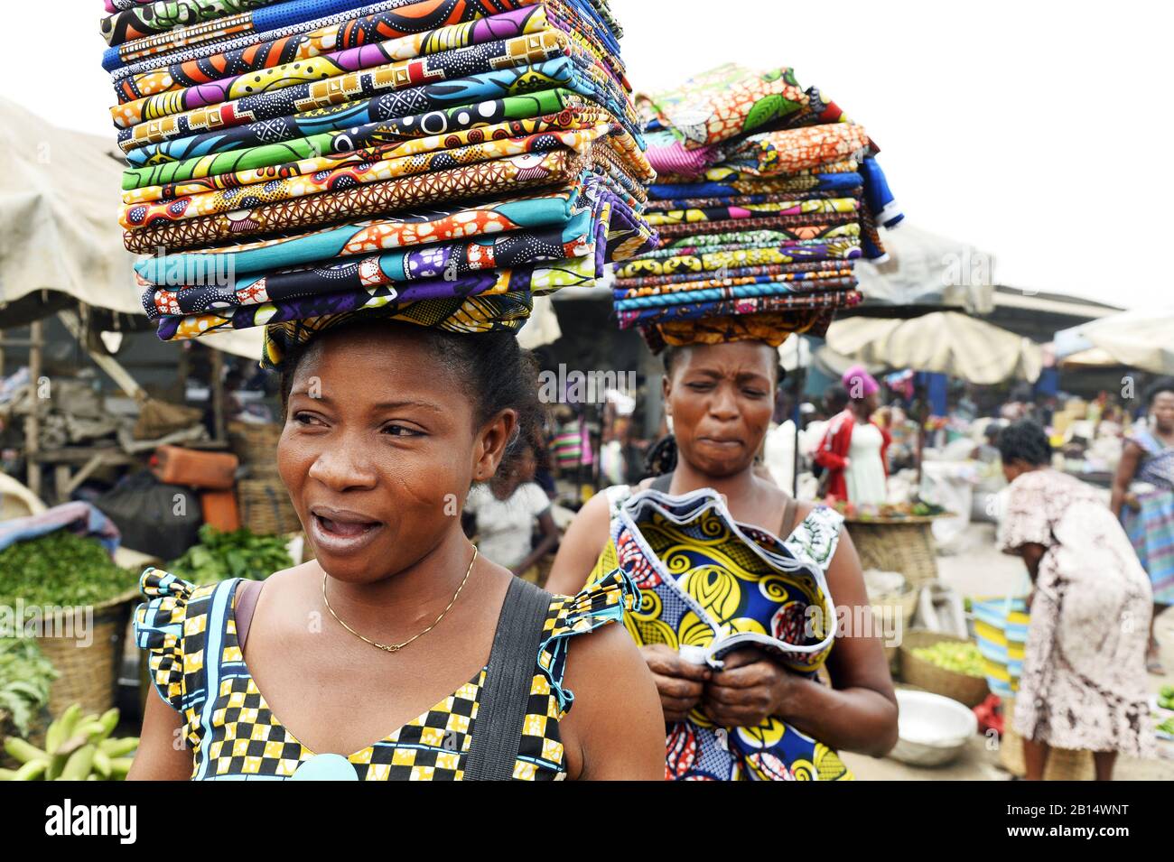 Lomé Food Market - Togo - West Africa Stock Photo - Alamy