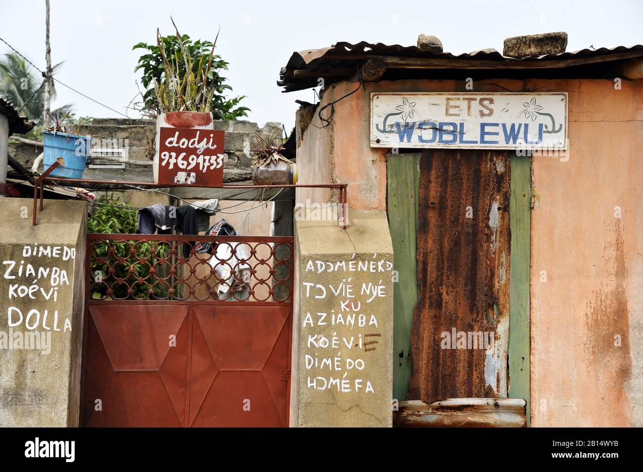 Badougbé - Togo - West Africa Stock Photo