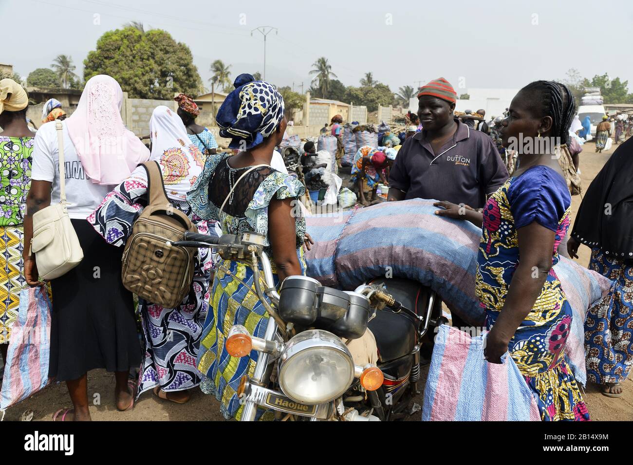 Food Market of Kpalimé Togo West Africa Stock Photo Alamy