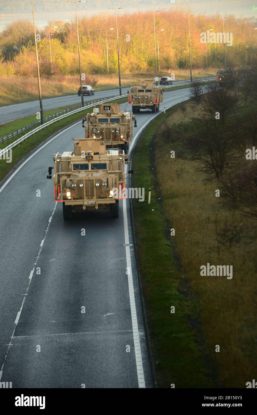 British Army deployed to assist uk coronavirus outbreak Stock Photo