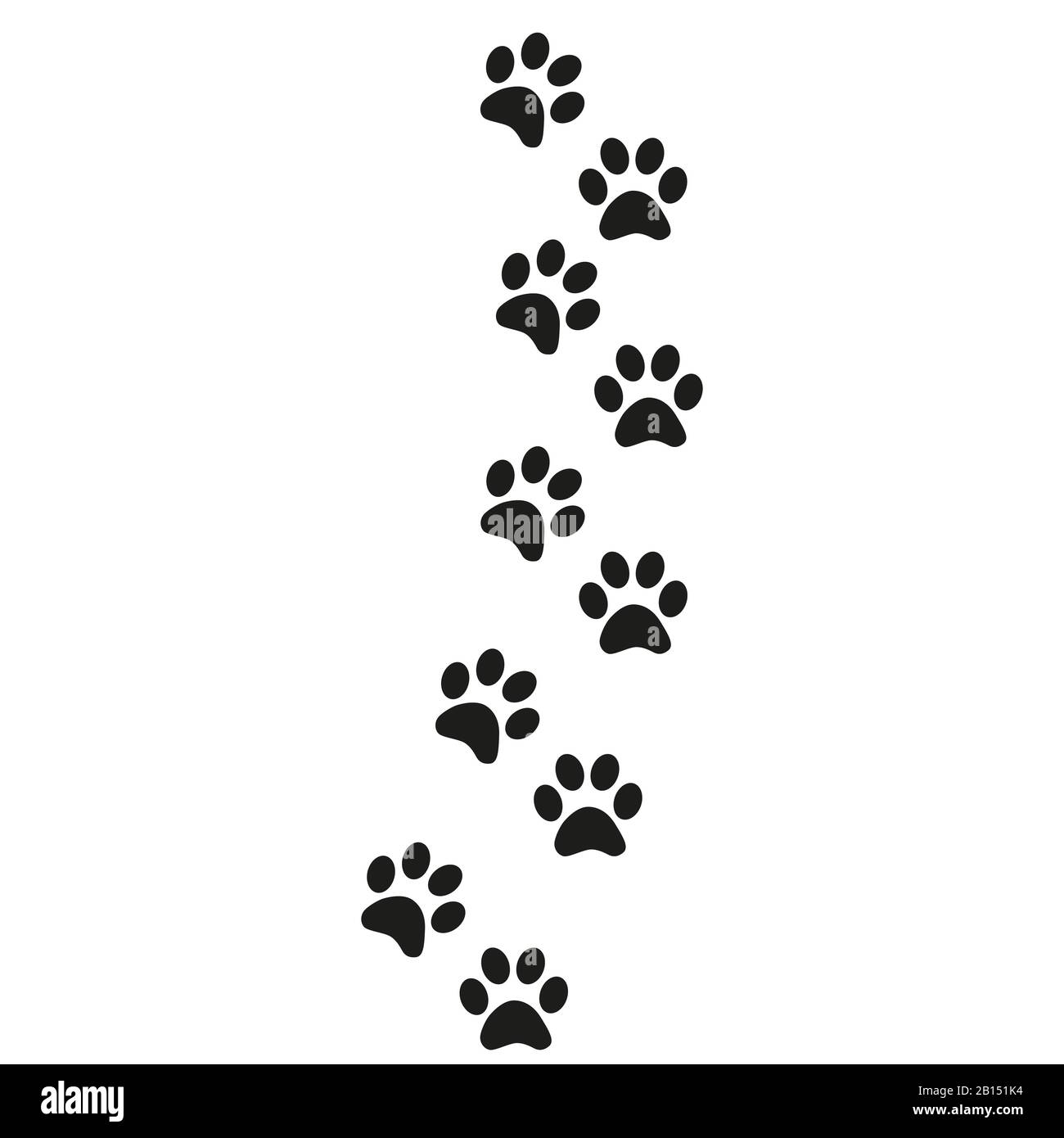 Dog tracks Stock Vector Images - Alamy