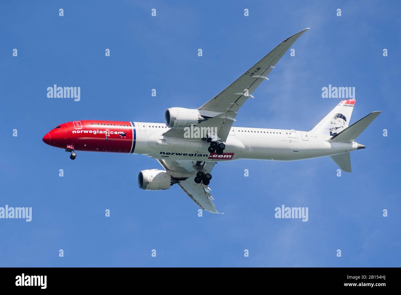 Norwegian air shuttle boeing 787 hi-res stock photography and