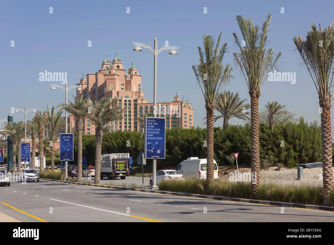 Atlantis The Palm Hotel in Dubai Stock Photo