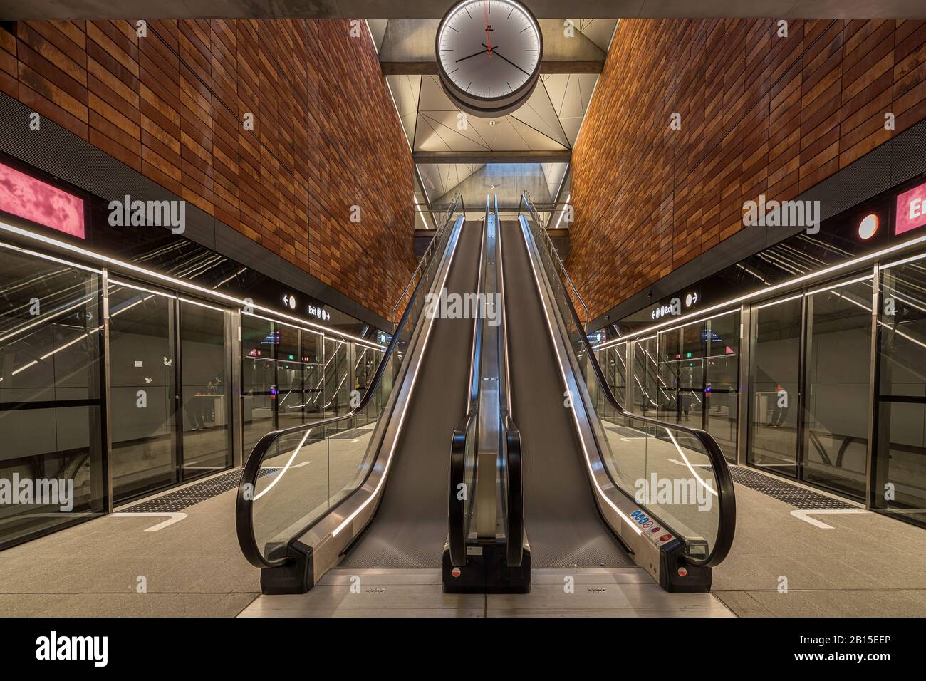 Copenhagen Metro Station Stock Photo - Alamy