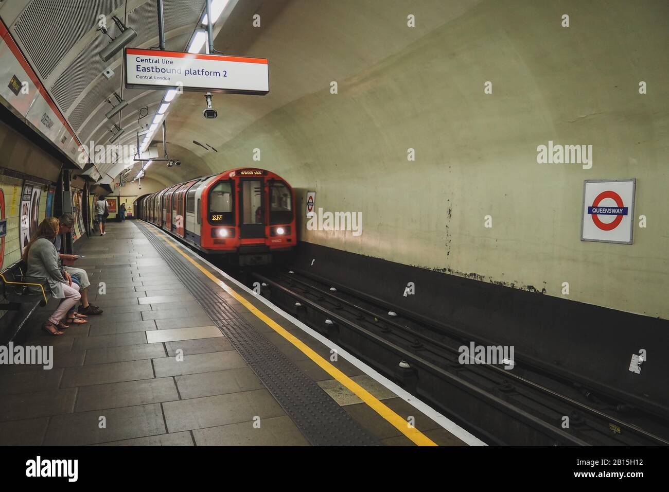London underground, tube interior Stock Photo Alamy