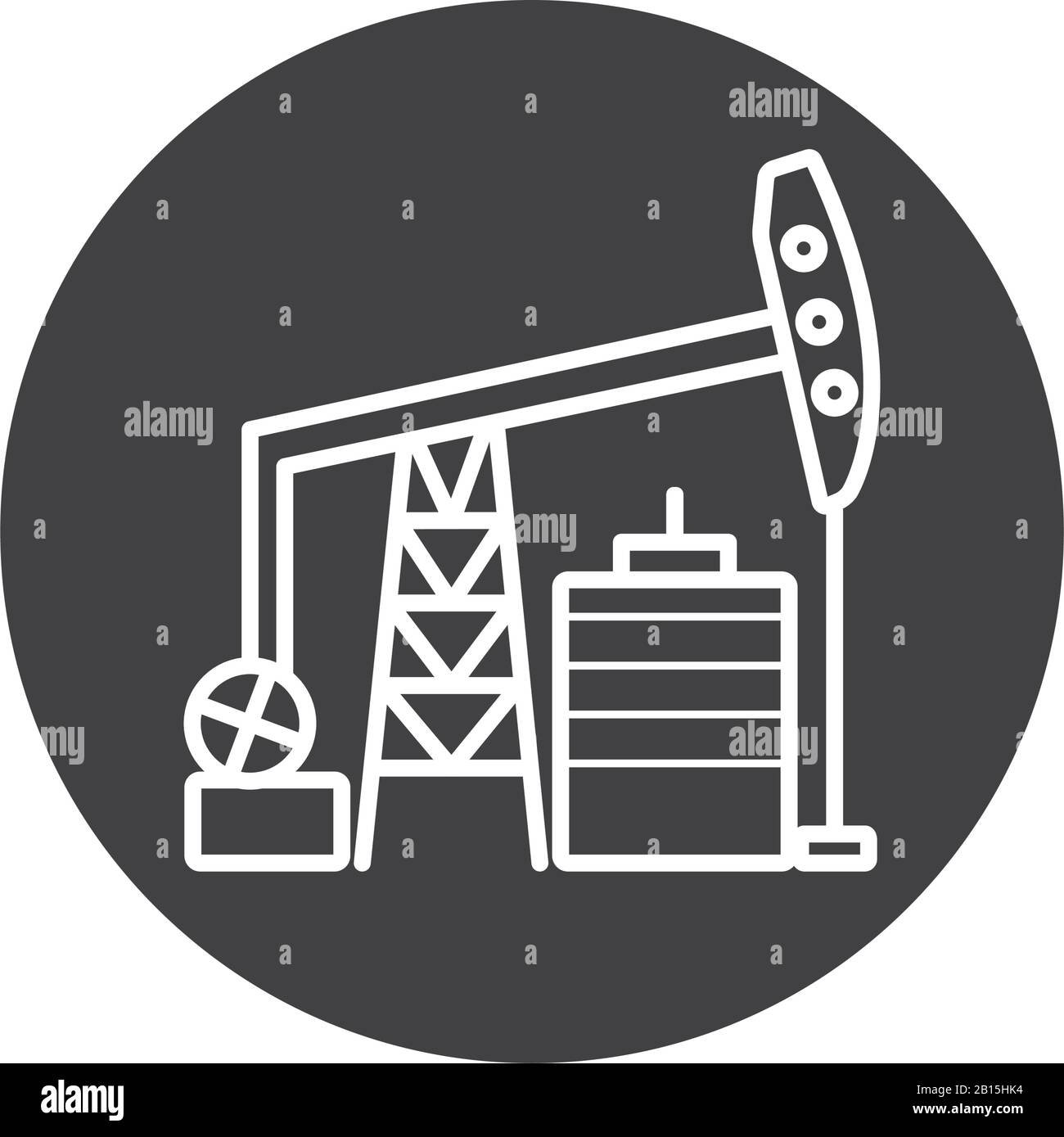 pump line block style icon design, Oil industry Gas energy fuel ...